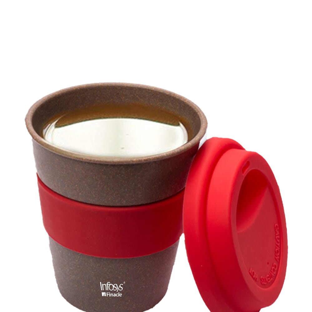 I Bamboo Mug - Red